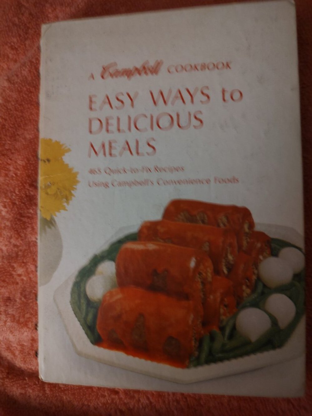 CAMPBELL'S SPIRAL COOKBOOK 1968 Vintage